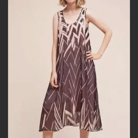 NWT Anthropologie Serengeti SLEEVELESS Midi Dress by Floreat Size M - Picture 1 of 7